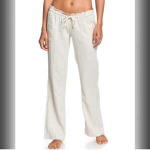 Roxy Oceanside linen pants - large